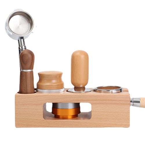 Tamper-Halter Für Kaffeefilter | Tamper-Halter Für Kaffeefilter Tools | Holz-Kaffeefilter-Tamper-Halter | Kartenschlitz-Design | Tamping-Station | Espressomaschinen-Zubehör | -Werkzeuge