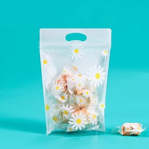 50Pcs Nougat Candy Plastic Zipper Bags Handmade Cookie Gift Packaging Self Stand Bags Kekse Christmas Wedding Favor Bag-04