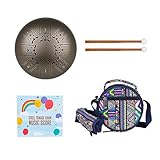 8-Tone Steel Tongue Drum C Key Percussion Instrument Handpan Drum Unique 12 Ethereal Drum For Beginner Kids