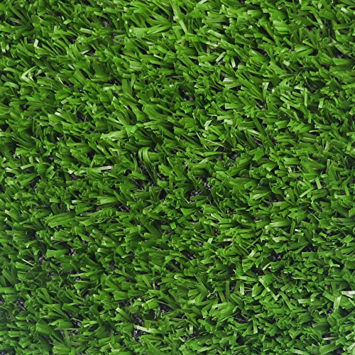 Tenax Standard Green 1,00 x 25 m Grün, Kunstgras, Matte mit 7 mm Fasern, Grüner Teppich für Innen- und Außenbereiche, Balkone, Eingangsdekor und Läufer