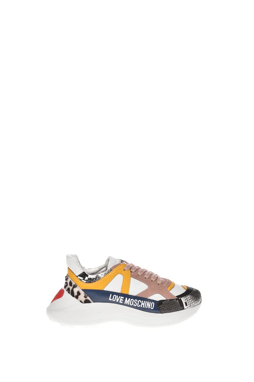 Love Moschino Damen Ja15196g0fiak10a39 Sneaker, Weiß, 39 EU