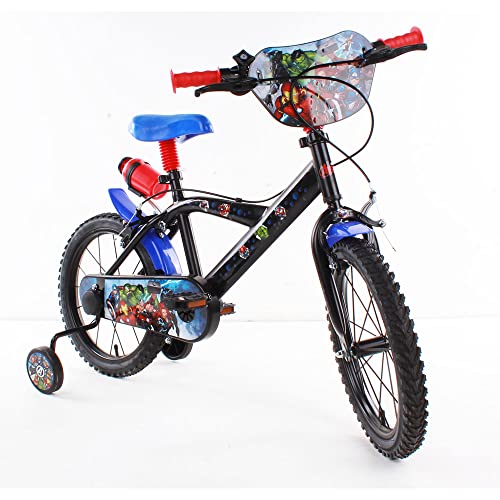 albri Unisex Kinder kinderfahrrad 16 Zoll von Avengers, Blau/Rot, pollici