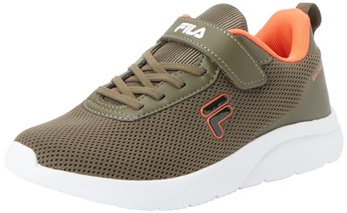 FILA Spitfire V Kids Laufschuh, Olive Night-Scarlet Ibis, 33 EU