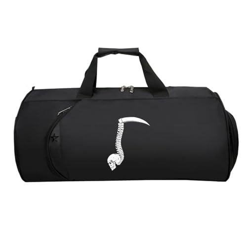 Death No. te Kleine Reisetasche Anime, Faltbare Reisetasche HandgepäCk, HandgepäCk Unisex G.ym Wochenendtasche Flugzeug(Black 2)