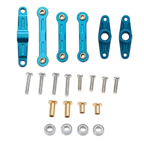 Mllepjdh Lenkgestänge Set Servogestänge Upgrade Kits Zubehör TT02/02D 1:10 Ferngesteuertes Drift Auto