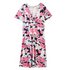 TOM TAILOR Damen Jerseykleid, rosa, Allover Print, Gr. 34