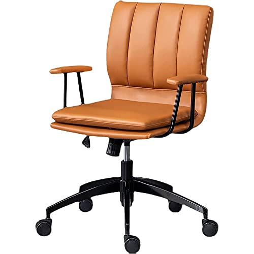 Bürostuhl, Computerstuhl, Schreibtischstuhl, Gaming-Stuhl – Ergonomisches Hochlehnerkissen, Lordosenstütze mit Rollen, Bequemer Jet-Leder-Rennsitz, Verstellbarer Drehstuhl, Rollstuhl, Home Executive