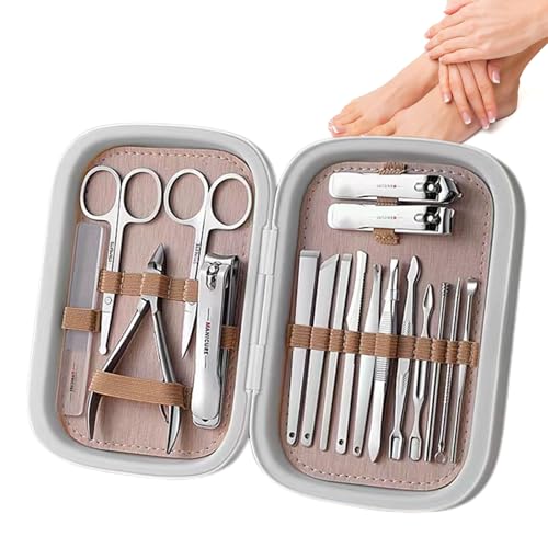 Nagelpflegeset, Reisefreundliches Nagelknipser-Maniküre-Komplettset, Körperreinigungsprodukte, Set für Geschäftsreisen, Salon, Zuhause, Reisen, Camping Lambo