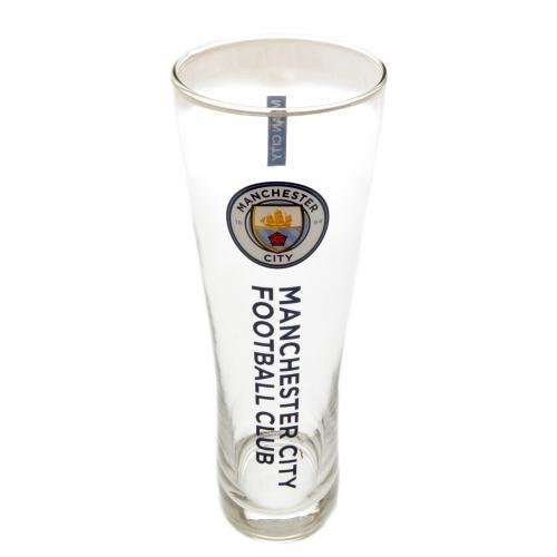 Manchester City FC Football Club hoch Bier Glas Geschenk Geburtstag Küche