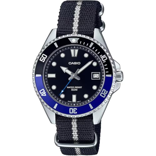 Armbanduhr CASIO Collection - MDV-10C-1A2 Armband Farbe: Schwarz Zifferblatt Schwarz Herren