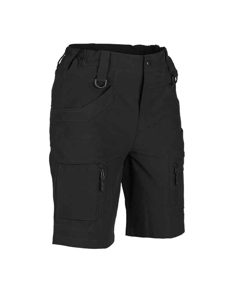 Mil-Tec Assault Shorts Elastic schwarz Gr.3XL