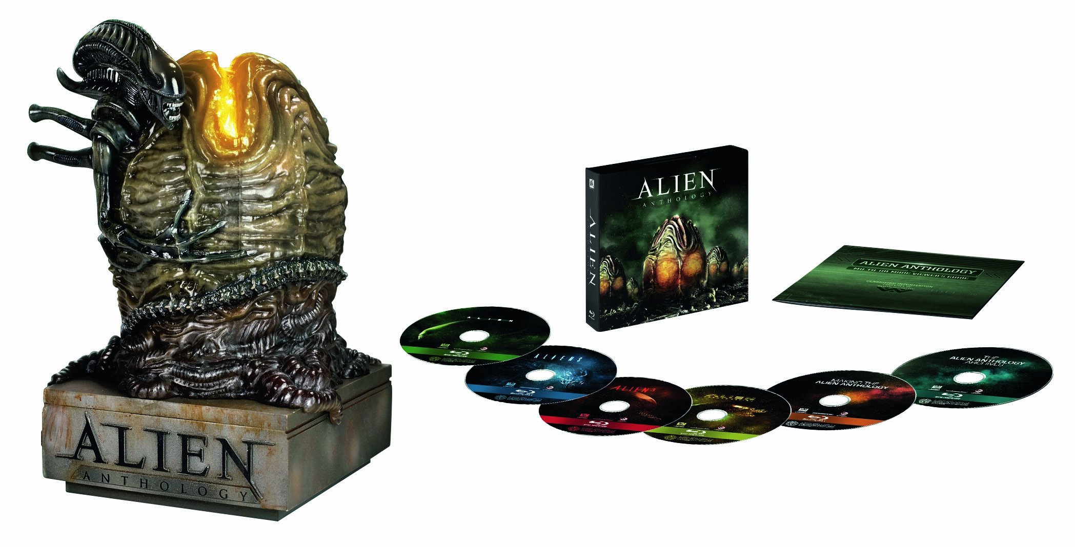 Alien Anthology Limited Edition Collector's Set With Exclusive Illuminated Egg Statue