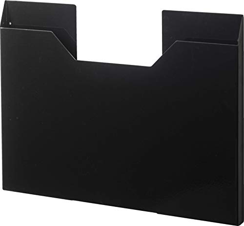 Yamazaki Home Tischset Aufbewahrung schwarz modern magnetisch für Sets bis 50cm