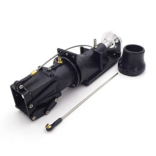 Jodriva 1PC Wasser Thruster Jet Pumpe 26mm 3 Klingen Propeller Vorwärts Rückwärts Auswerfer 40cm-60cm RC Jet Drive Boot Jet Boot Bootspropeller(4mm Motor Shaft)