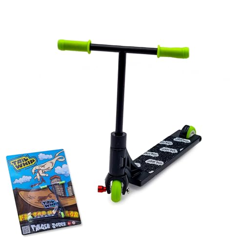 Finger Scooter aus Metall für Schwindelerregende Tricks von TAIL WHIP, Mini Roller Spielzeug, das die Handmotorik fördert, Kompatibel mit Finger Tech Skateboard, Finger Skatepark, Fingerbike BMX, MBB