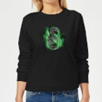 Harry Potter Slytherin Geometric Women's Sweatshirt - Black - XL - Schwarz