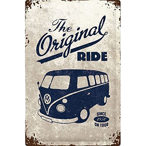 Nostalgic-Art 24009 Volkswagen - VW Bulli - The Original Ride, Blechschild 40x60 cm