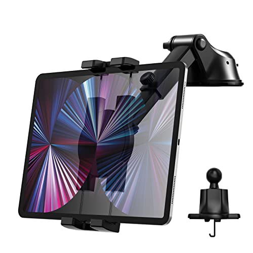 Autohalterung 3 in 1 Tablet Halterung Saugnapf, Oilcan KFZ Lüftung Armaturenbrett Windschutzscheibe Tablet Halter für iPad Mini Air Pro, iPhone, Samsung Galaxy, Fire, 4-12.9" Handys und Tablets