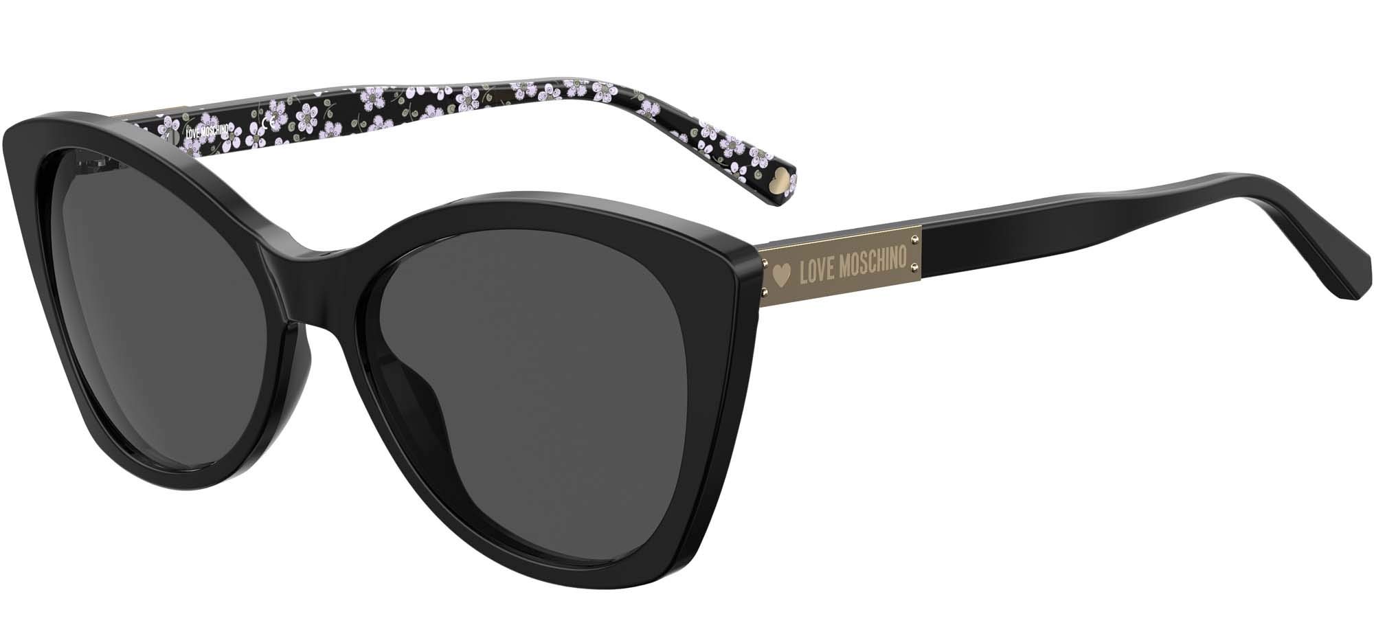 Love Moschino Damen Mol031/S Sonnenbrille, Schwarz, 48