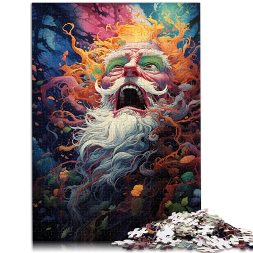 Puzzles Geschenke Spielzeug Die farbenfrohe Psychedelie der Elfen 1000 Puzzles für Erwachsene 1000 Teile Holzpuzzle Familienpuzzlespiel Geburtstagsgeschenke 1000 Teile (50 x 75 cm)