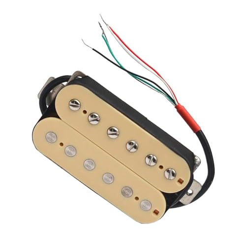 E-Gitarre Humbucker Hals-Tonabnehmer Gitarren-Ersatzteile Massives Nickel-Polstück Single-Coil-Tonabnehmer