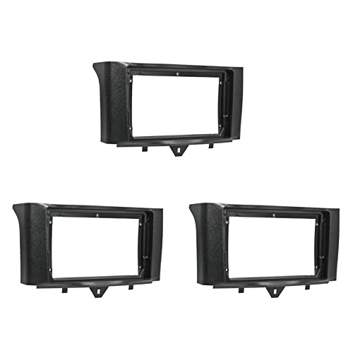 coserori 3X 2 Din Auto Radio Fascia für 2011-2015 DVD Stereo Rahmen Platte Adapter Armaturenbrett Einbau Blende