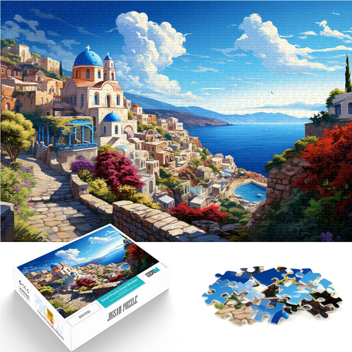 Puzzle für Puzzle Buntes Superparadies für Erwachsene 1000 Teile Puzzle Holzpuzzle Stressabbau Staycation Zeit totschlagen 1000 Teile (50x75cm)