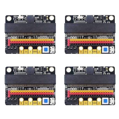 Uhidka 4X für Milrobit Erweiterungs Platine IO BIT V2.0 :Bit Horizontale Adapter Platte