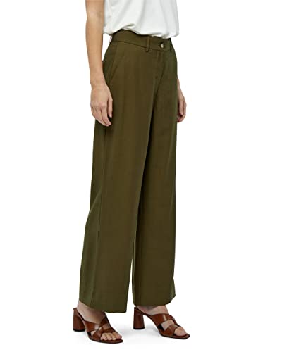 Peppercorn Damen FEBE Hose mit hoher Taille und weitem Bein, 3820 Capers, 44