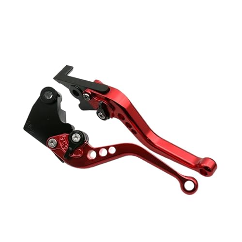 Motorrad Bremshebel Für S1000XR S 1000 XR 2015 2016 2017 2018 2019 Motorrad Einstellbare Griff Kurze/Lange Bremse Kupplung Hebel BremsKupplungshebel(Short red)