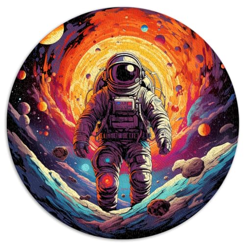 Puzzles Astronaut Weltraum 1000 Puzzles für Erwachsene 67,5x67,5cm Lernspielzeug Familienspiele Weihnachtsgeburtstagsgeschenke Geschenkspielzeug