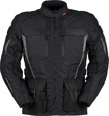 Furygan Men's BREVENT 3en1 Motorradjacke, Schwarz-grau, XXXL