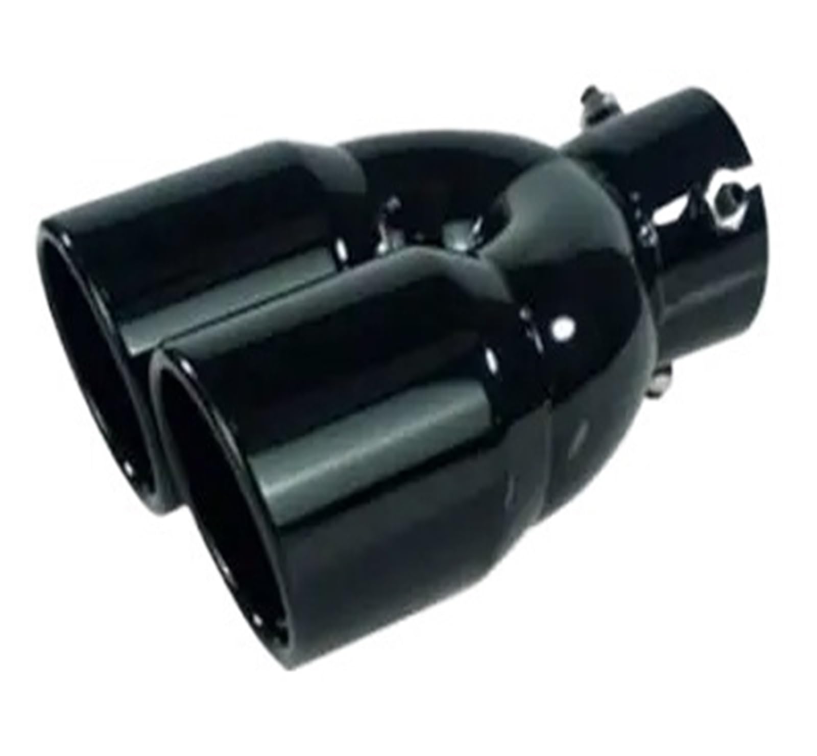 Abgasrohr Auspuffrohr Universal Auto Einlass Doppel-Barrel Hinten Auspuff Spitze Endrohr Schalldämpfer Outlet Edelstahl Auto Zubehör Auto Auspuffrohr