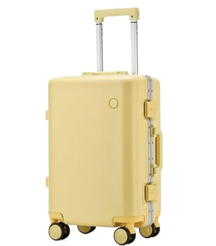 RUVOO Koffer Trolley Reisekoffer Multifunktionaler Trennwand-Trolley, Leichtes Passwort-Reise-Hartschalen-Handgepäck Koffer Gepäck Rollkoffer (Color : G, Size : 26in)