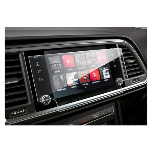 IMMLSX Für Ateca Für FR 2020 8-Zoll-Auto Multimedia Radio Center Display Screen Protector Film Auto Innen Ateca FR Zubehör Navigation Schutzfolie Navigations-Displayschutz