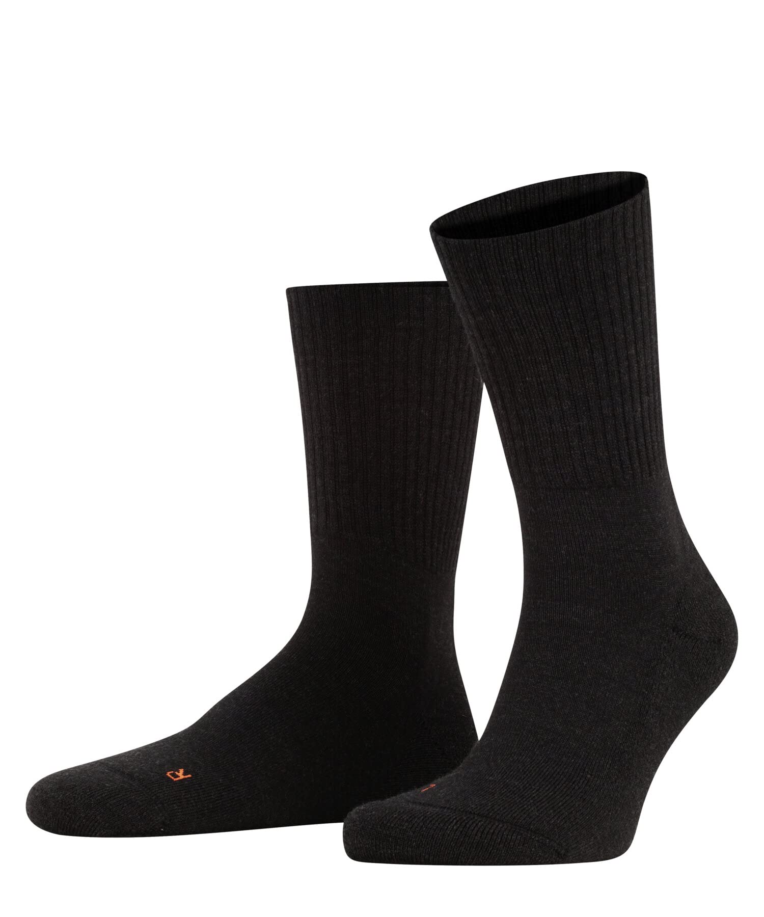 FALKE Unisex Socken Walkie Light U SO Wolle einfarbig 1 Paar, Grau (Anthracite Melange 3080), 44-45