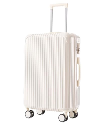 Habrur Rollkoffer Koffer Trolley ABS-Hartschalenkoffer Mit Universalrad, Leichtes Gepäck, Handgepäck Koffer Gepäck Reisekoffer (Color : C, Size : 22 in)