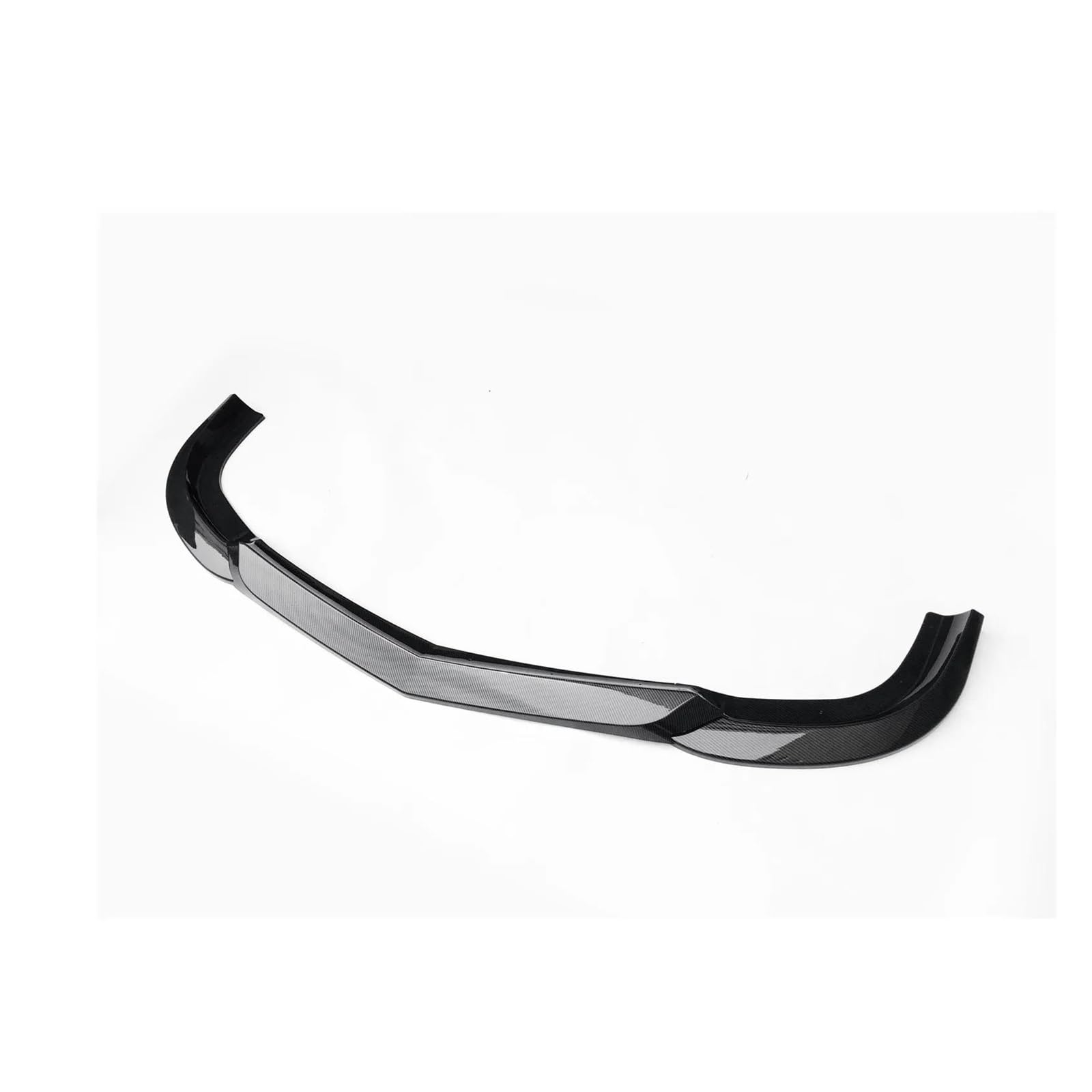 Splitter Für Benz W204 C Klasse Limousine C63 Für AMG 2008-2011 Auto Front Stoßstange Spoiler Lip Unteren Splitter Klinge Körper Kit Frontlippe(Kohlefaser-Optik)