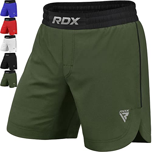 RDX MMA Shorts Sporthose Herren Kurz, Kampfsport Boxen Trainingshose Männer, Kickboxen Muay Thai Boxing Grappling Boxhose Sparring, Freefight Martial Arts Kampfshorts Fitness Laufhose Jogginghose