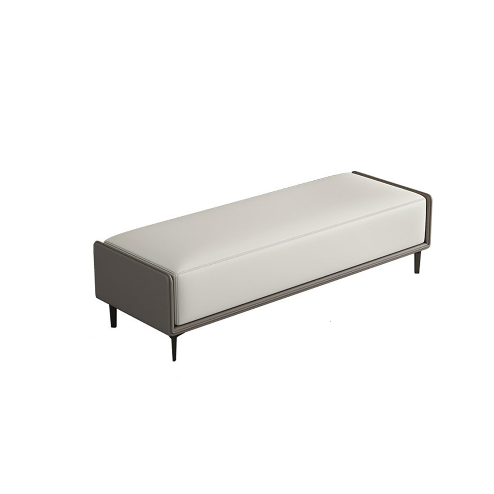 Sitzbank für Schlafzimmer Gepolsterte Eingangsbank, Schlafzimmerhocker aus Stoff, Bank, Nachttischhocker, Esszimmerhocker, for Wohnzimmer, Esszimmer und Schlafzimmer Bettbank(05,175*40*42cm)