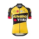 AGU Trikot Team Jumbo Visma Damen Replica 2021, Radtrikot Damen, Offizielle Fahrradbekleidung Team Jumbo Visma - XL