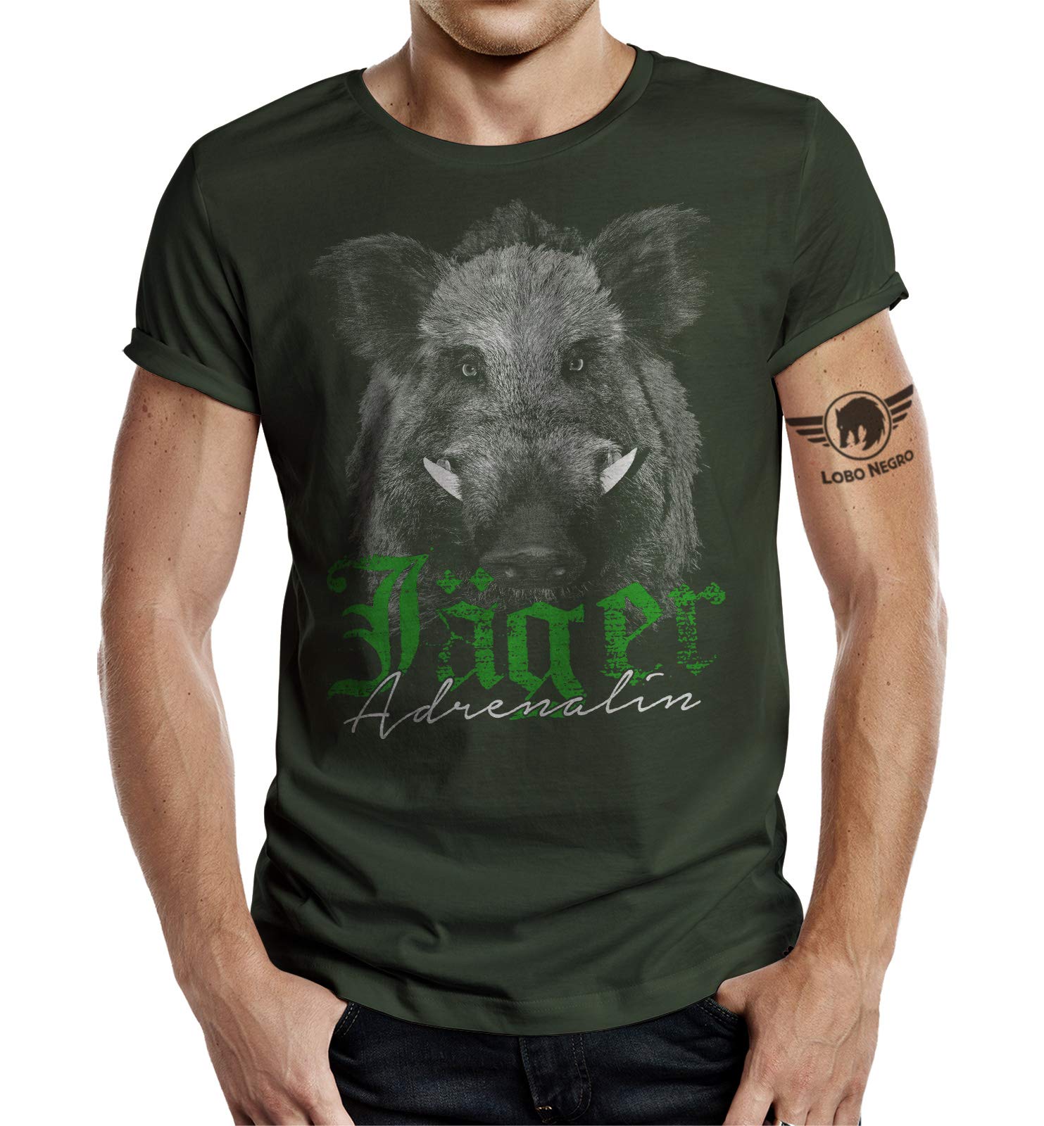 Jäger T-Shirt: Adrenalin Eber L