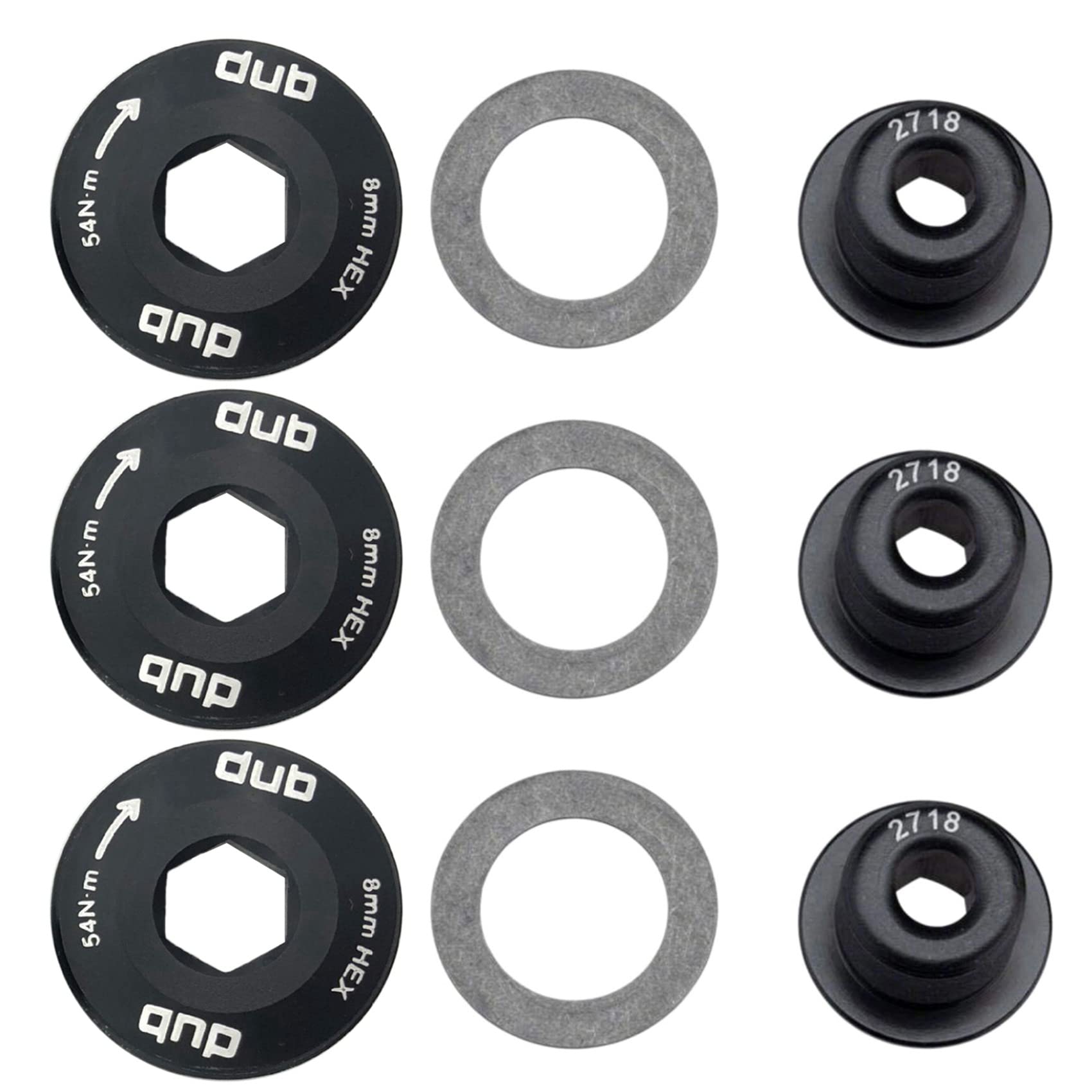 SICOSALT 3X Rennrad Dub Kurbelarm Schraube M15 / M26 Legierung Selbstauszieh Schraube für