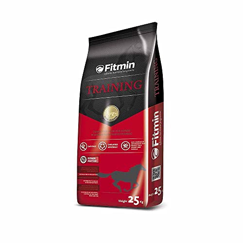 Fitmin Training Granulat für Pferde | Pferdefutter | Trocken Futtermittel |Ergänzungsfutter für ausgewachsene Pferde mit mittlerer bis intensiver Trainingsbelastung | 25 kg