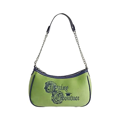 Achseltasche Handtasche Umhängetaschen Retro Grüner Stickerei Erwachsene Frauen