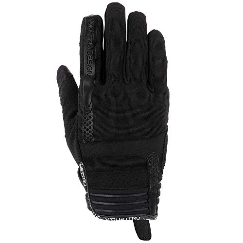 V Quattro Design Rush 18 Herren Handschuhe, Schwarz, Größe M