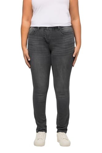 Grosse Grössen Skinny Jeans, Damen, schwarz, Größe: 54, Baumwolle/Polyester/Viskose, Ulla Popken