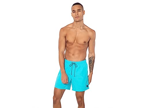 Protest Herren Faster Badehose, blau (Cool Aqua), 56