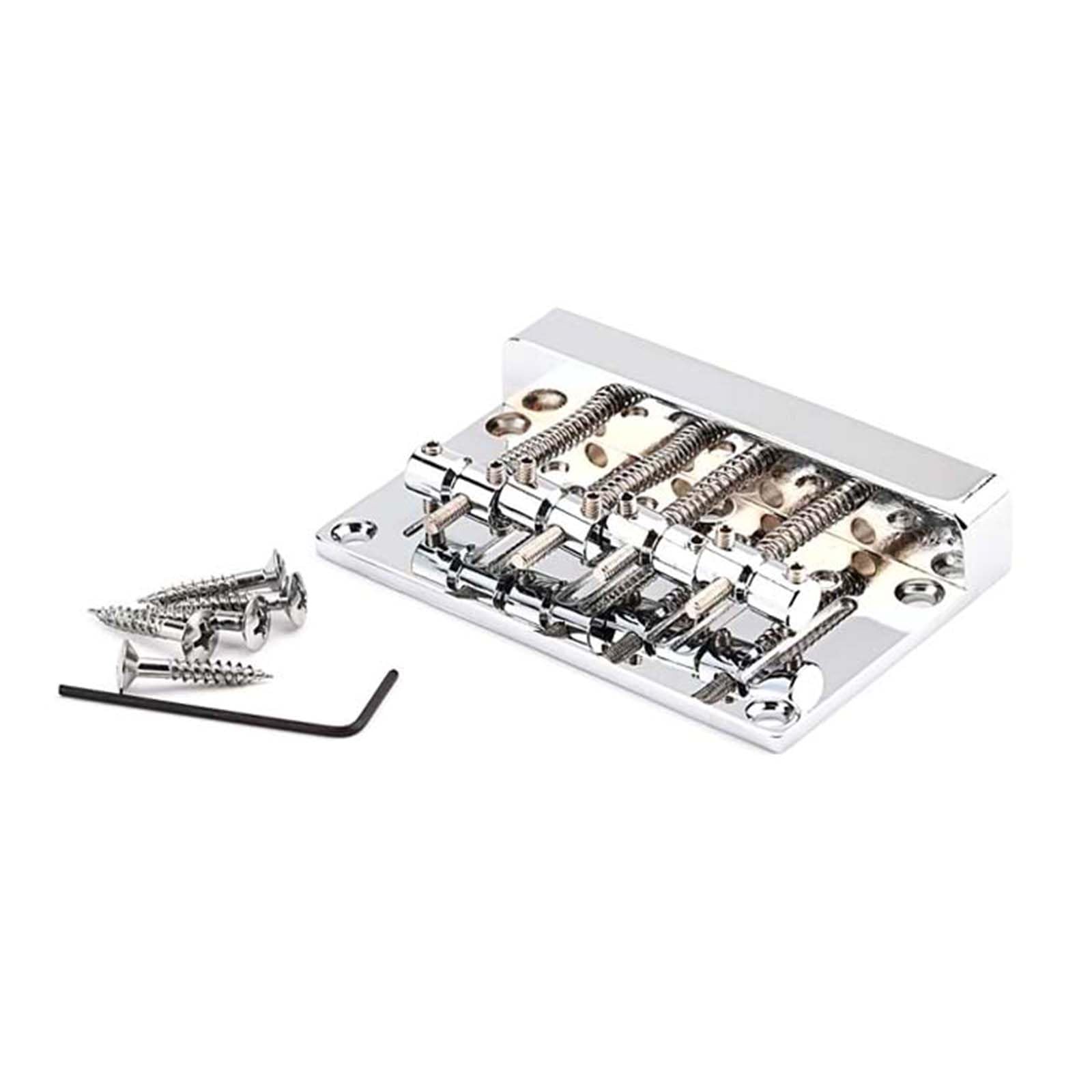 Alloy Guitar Bass Bridge Ersatz 4-Saiter A Bass Bridge Bass Oder Elektrische Instrumente