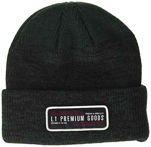 L1 Premium Goods Herren Forefront Beanie Baskenmütze, U